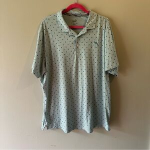 Men's Striped Polo Shirt - Blue